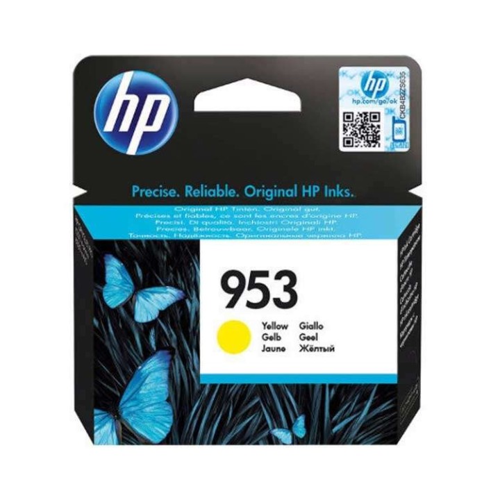 HP 953 Amarelo Tinteiro Original - F6U14AE