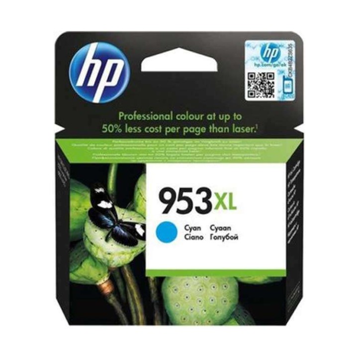HP 953XL Ciano Tinteiro Original - F6U16AE