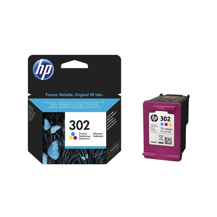 HP 302 Cor Tinteiro Original - F6U65AE