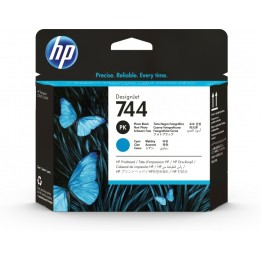 HP F9J86A Preto Photo e Ciano Cabeça de Impressão Original - 744