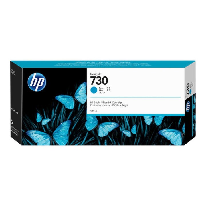 HP 730 Ciano Tinteiro Original - P2V68A