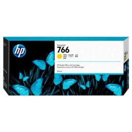 HP 766 Amarelo Tinteiro Original - P2V91A