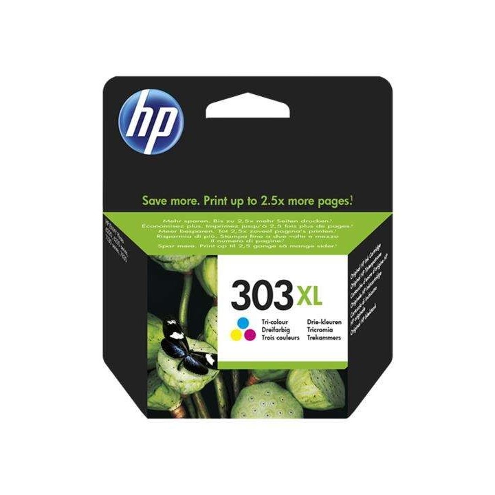 HP 303XL Cor Tinteiro Original - T6N03AE