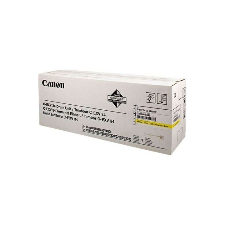 Canon CEXV34 Amarelo Tambor de Imagem Original - 3789B003 (Drum)