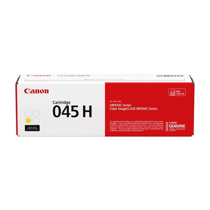 Canon 045H Amarelo Toner Original - 1243C002
