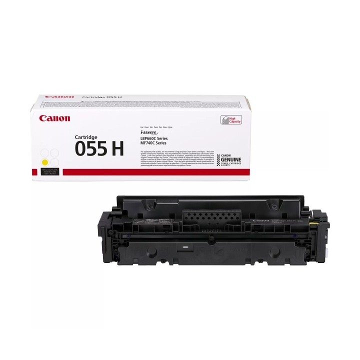 Canon 055H Amarelo Toner Original - 3017C002