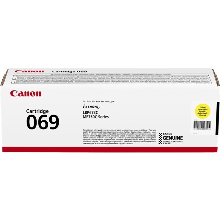 Canon 069 Amarelo Toner Original - 5091C002