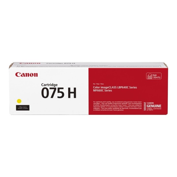 Canon 075H Amarelo Toner Original - 6366C002
