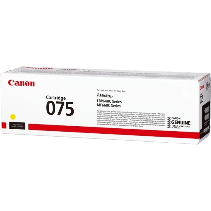 Canon 075 Amarelo Toner Original - 6362C002