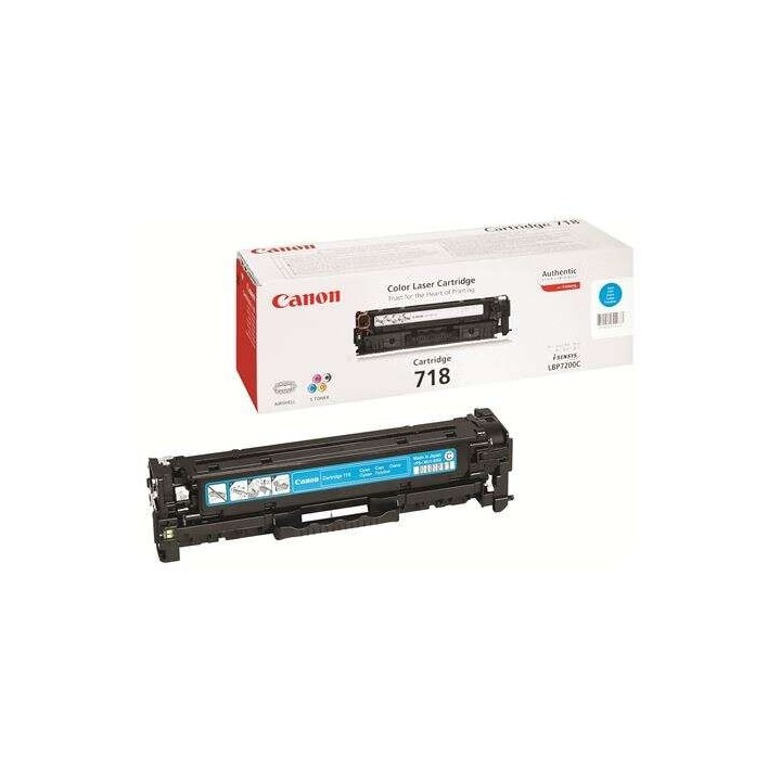 Canon 718 Ciano Toner Original - 2661B002/2661B014