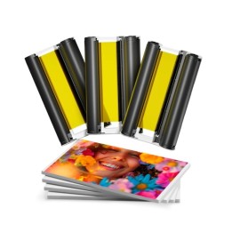 Canon KP108IN Pack de Tinta Compatível e 108 Folhas Papel Fotográfico,