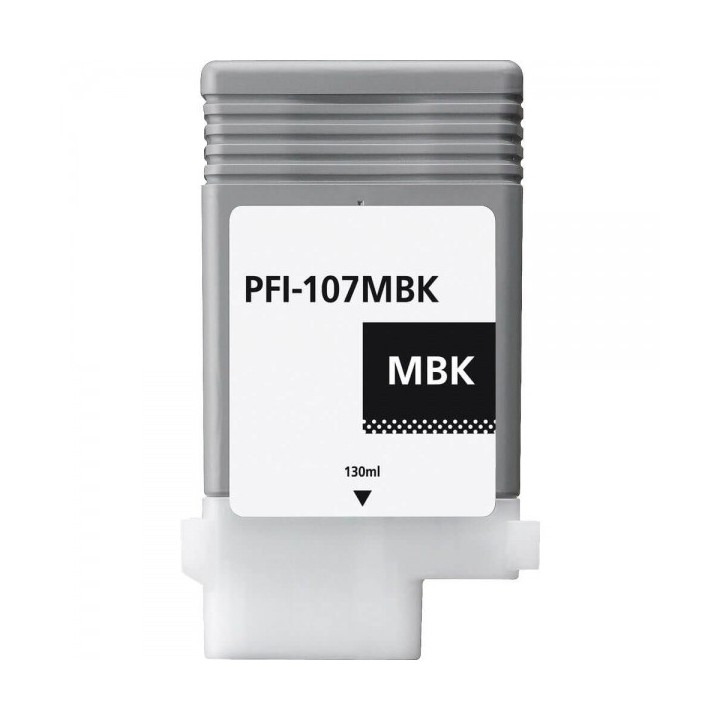 Canon PFI107 Preto Mate Tinteiro Pigmentada Compatível