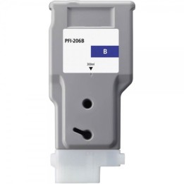 Canon PFI206 Azul Tinteiro Pigmentada Compatível