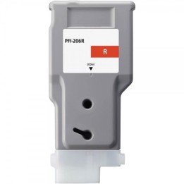 Canon PFI206 Vermelho Tinteiro Pigmentada Compatível