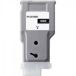 Canon PFI207 Preto Mate Tinteiro Pigmentada Compatível