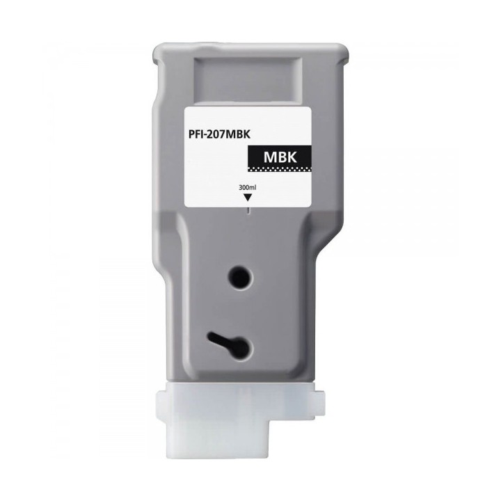 Canon PFI207 Preto Mate Tinteiro Pigmentada Compatível