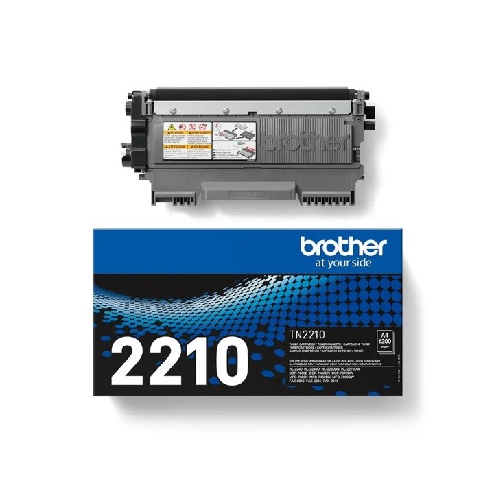 Brother TN2210 Preto Toner Original