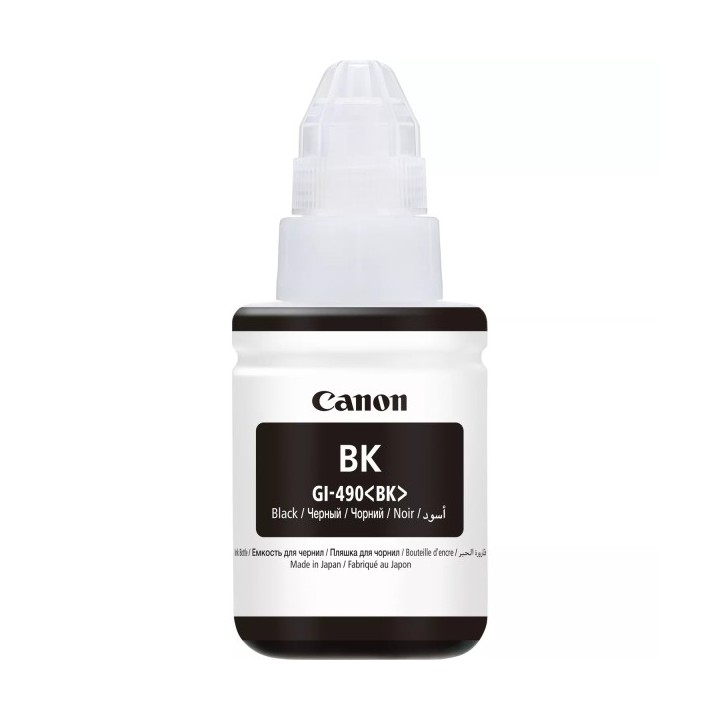 Canon GI490 Preto Frasco de Tinta Original - GI490BK/0663C001
