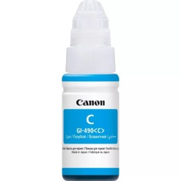 Canon GI490 Ciano Frasco de Tinta Original - GI490C/0664C001