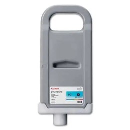 Canon PFI701 Ciano Photo Tinteiro Original - 0904B001/PFI-701PC