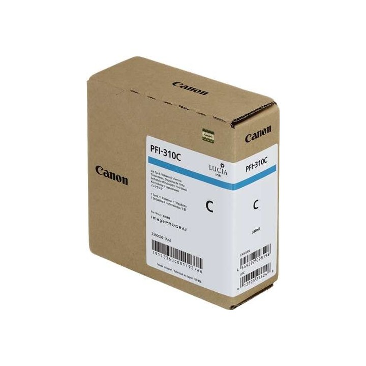 Canon PFI310 Ciano Tinteiro Original - 2360C001/PFI-310C