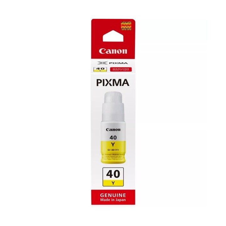 Canon GI40 Amarelo Frasco de Tinta Original - GI40E/3402C001