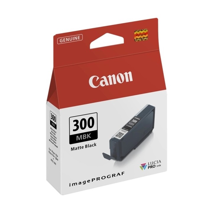 Canon PFI300 Preto Mate Tinteiro Original - 4192C001/PFI-300MBK
