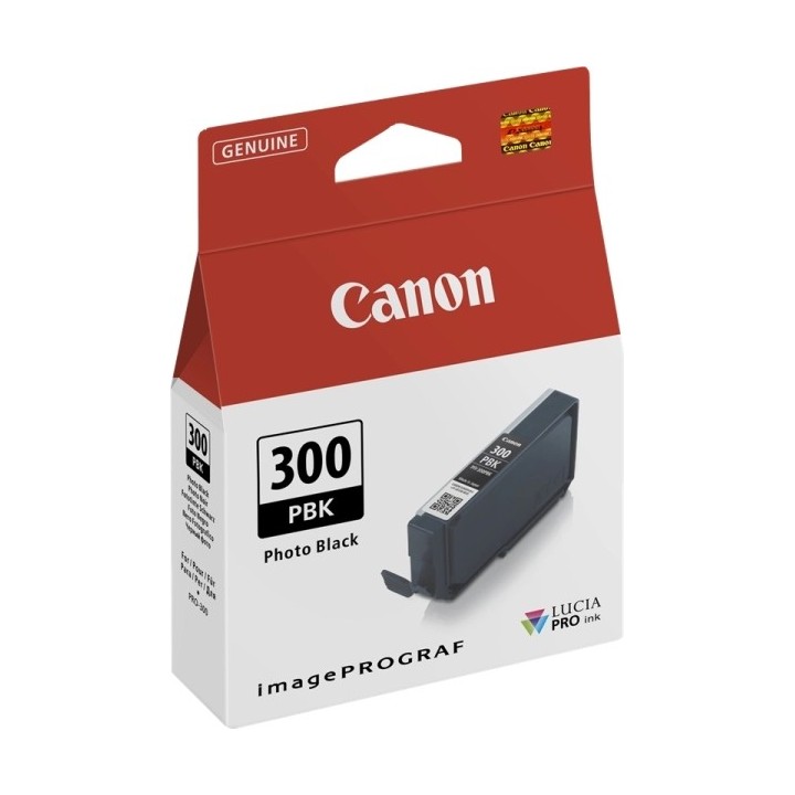 Canon PFI300 Preto Photo Tinteiro Original - 4193C001/PFI-300PBK