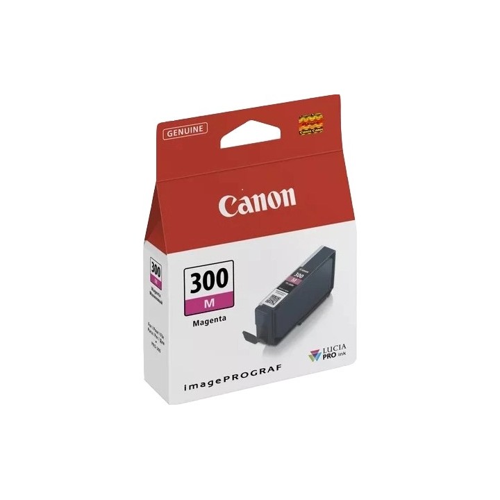 Canon PFI300 Magenta Tinteiro Original - 4195C001/PFI-300M