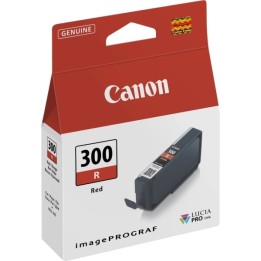 Canon PFI300 Vermelho Tinteiro Original - 4199C001/PFI-300R