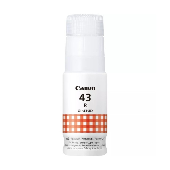 Canon GI43 Vermelho Frasco de Tinta Original - GI43R/4716C001