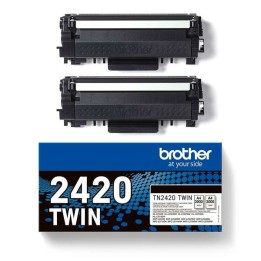 Brother TN2420 Preto Pack de 2 Toners Originais - TN2420TWIN