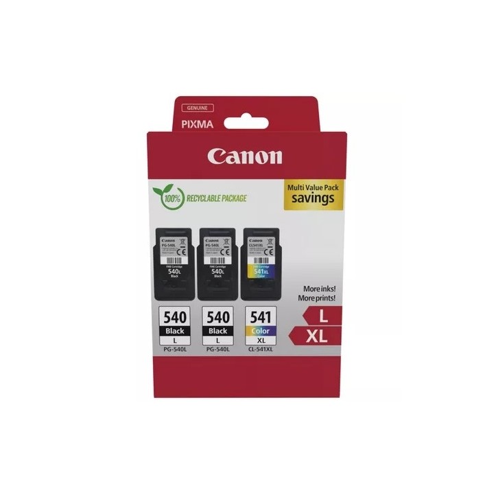 Canon PG540L Preto + CL541XL Cor Pack de 2 Tinteiros Originais - 5224B