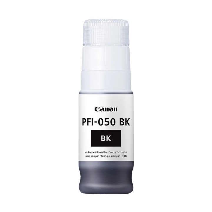 Canon PFI050 Preto Frasco de Tinta Original - 5698C001/PFI-050BK