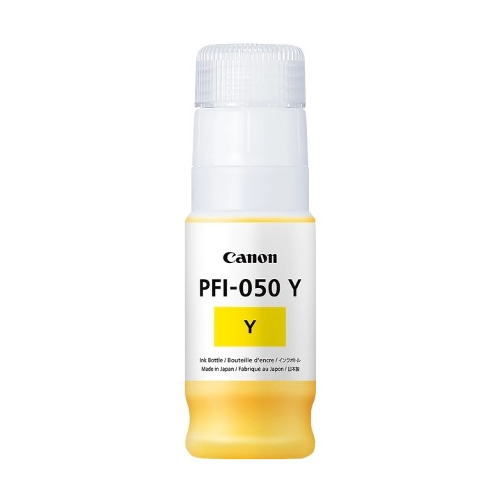 Canon PFI050 Amarelo Frasco de Tinta Original - 5701C001/PFI-050E