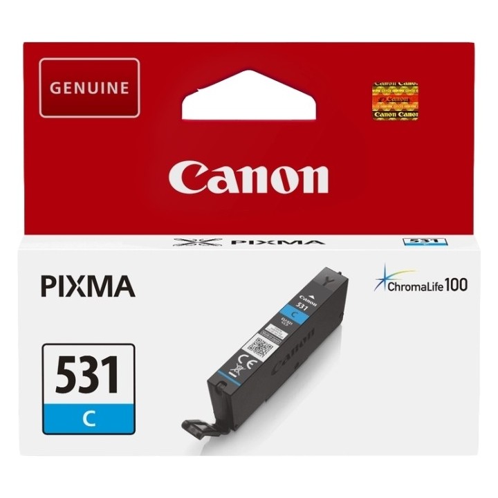 Canon CLI531 Ciano Tinteiro Original - 6119C001/CLI531C