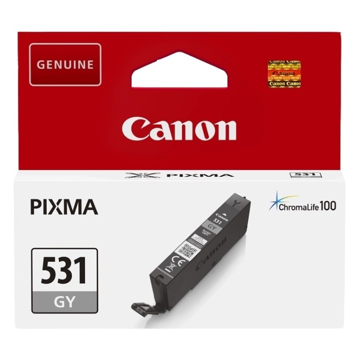 Canon CLI531 Cinzento Tinteiro Original - 6122C001/CLI531GY