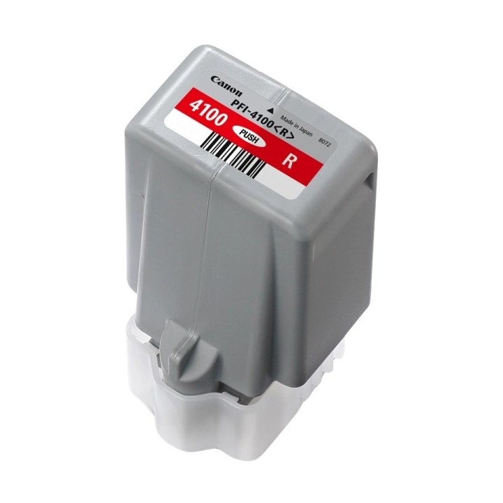 Canon PFI4100 Vermelho Tinteiro Original - 6785C001/PFI-4100R