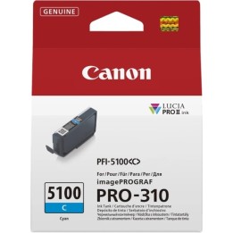 Canon PFI5100 Ciano Tinteiro Original - 6953C001/PFI-5100C
