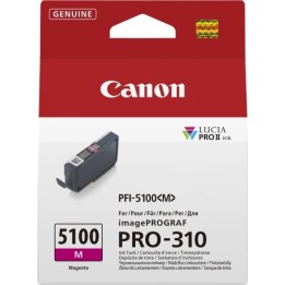 Canon PFI5100 Magenta Tinteiro Original - 6954C001/PFI-5100M