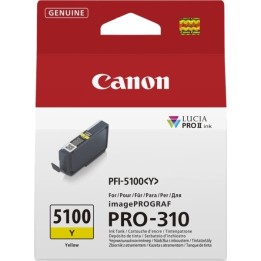 Canon PFI5100 Amarelo Tinteiro Original - 6955C001/PFI-5100E
