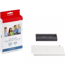 Canon KP-36IP Pack de Tinta Original e 36 Folhas Papel Fotográfico, 10