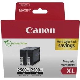 Canon PGI-2500XL Multipack de 2 Tinteiros Originais Preto - 9254B011