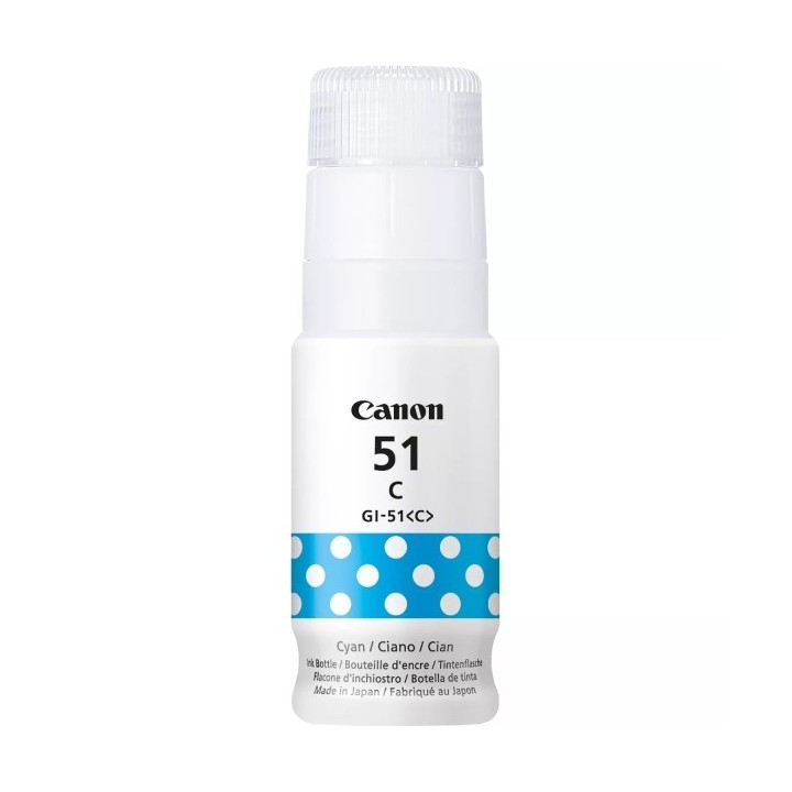 Canon GI51 Ciano Frasco de Tinta Original - GI51C/4546C001