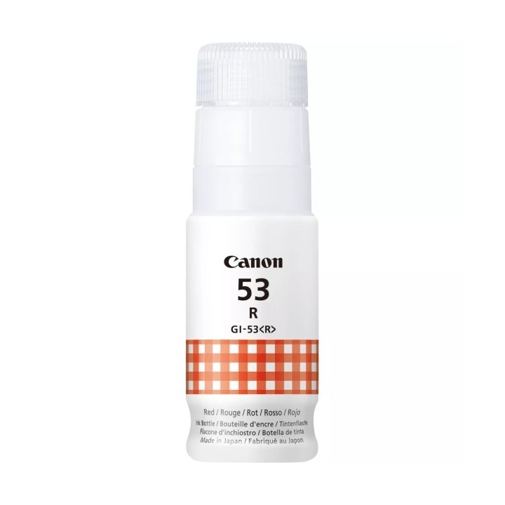 Canon GI53 Vermelho Frasco de Tinta Original - GI53R/4717C001