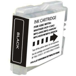 Brother LC1000XL/LC970XL Preto Tinteiro Compatível - Substitui LC1000B