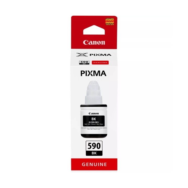 Canon GI590 Preto Frasco de Tinta Original - GI590BK/1603C001