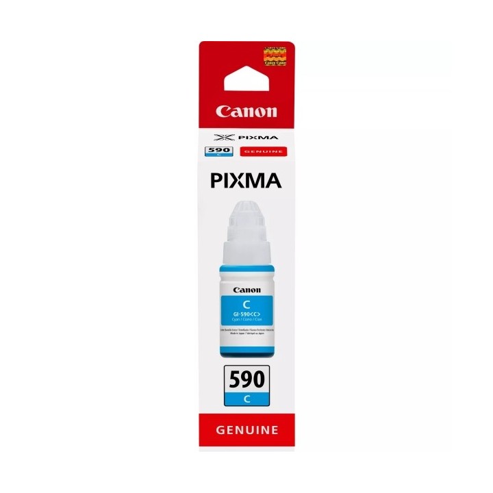 Canon GI590 Ciano Frasco de Tinta Original - GI590C/1604C001
