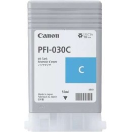 Canon PFI030 Ciano Tinteiro Original - 3490C001/PFI-030C