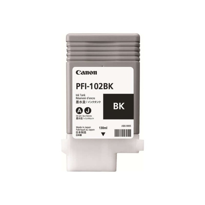 Canon PFI102 Preto Tinteiro Original - 0895B001/PFI-102BK